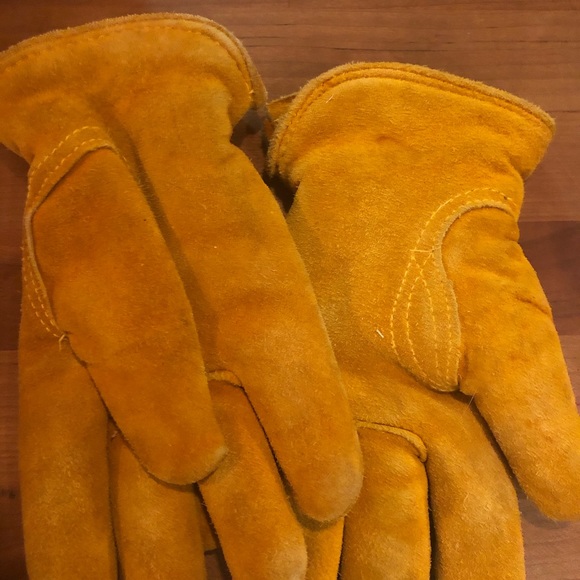 Leather insulated gloves - Picture 2 of 2